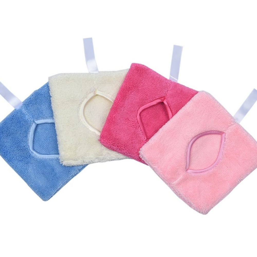 NWT Multi-colored Polyester Makeup Removing Cloths/Cleaning Towels Set of 4